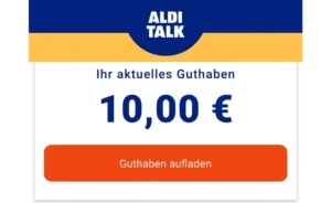 Aldi Talk 10 Euro Aufladen