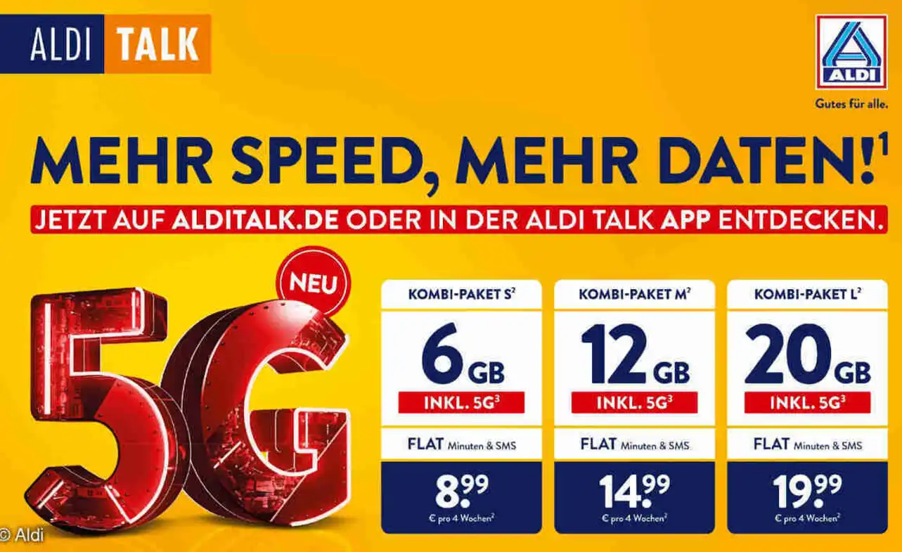 Aldi Talk Kombi Paket S: Alt vs. Neu