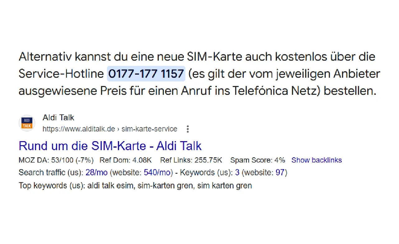 Aldi Talk Service-Hotline Kostenlos